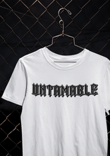 Load image into Gallery viewer, Custom Design T Shirt – UNTAMABLE Iron-D-n-R Design
