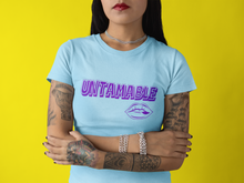 Load image into Gallery viewer, Custom Graphic T Shirt –UNTAMABLE Sassy WC-D-n-R Design
