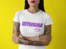 Load image into Gallery viewer, Custom Graphic T Shirt –UNTAMABLE Sassy WC-D-n-R Design
