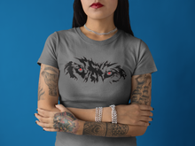 Load image into Gallery viewer, Ladies Custom T-Shirt HTV - Wolf Eyes-D-n-R Design
