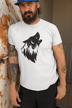 Load image into Gallery viewer, Wolf Silhouette Men&#39;s T Shirt HTV - Howling Wolf 2-D-n-R Design
