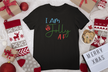 Load image into Gallery viewer, Christmas T Shirt HTV – Jolly AF-D-n-R Design
