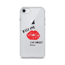 Load image into Gallery viewer, iPhone Case Cute, Fun - Kiss me Lips-D-n-R Design
