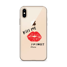 Load image into Gallery viewer, iPhone Case Cute, Fun - Kiss me Lips-D-n-R Design
