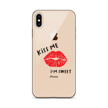 Load image into Gallery viewer, iPhone Case Cute, Fun - Kiss me Lips-D-n-R Design
