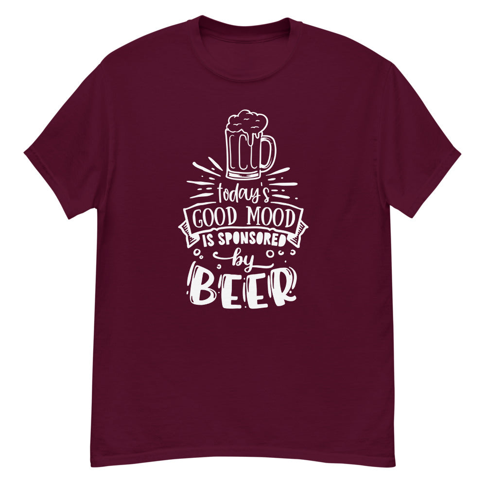 Men's Beer T-Shirt tee - Good Mood-D-n-R Design