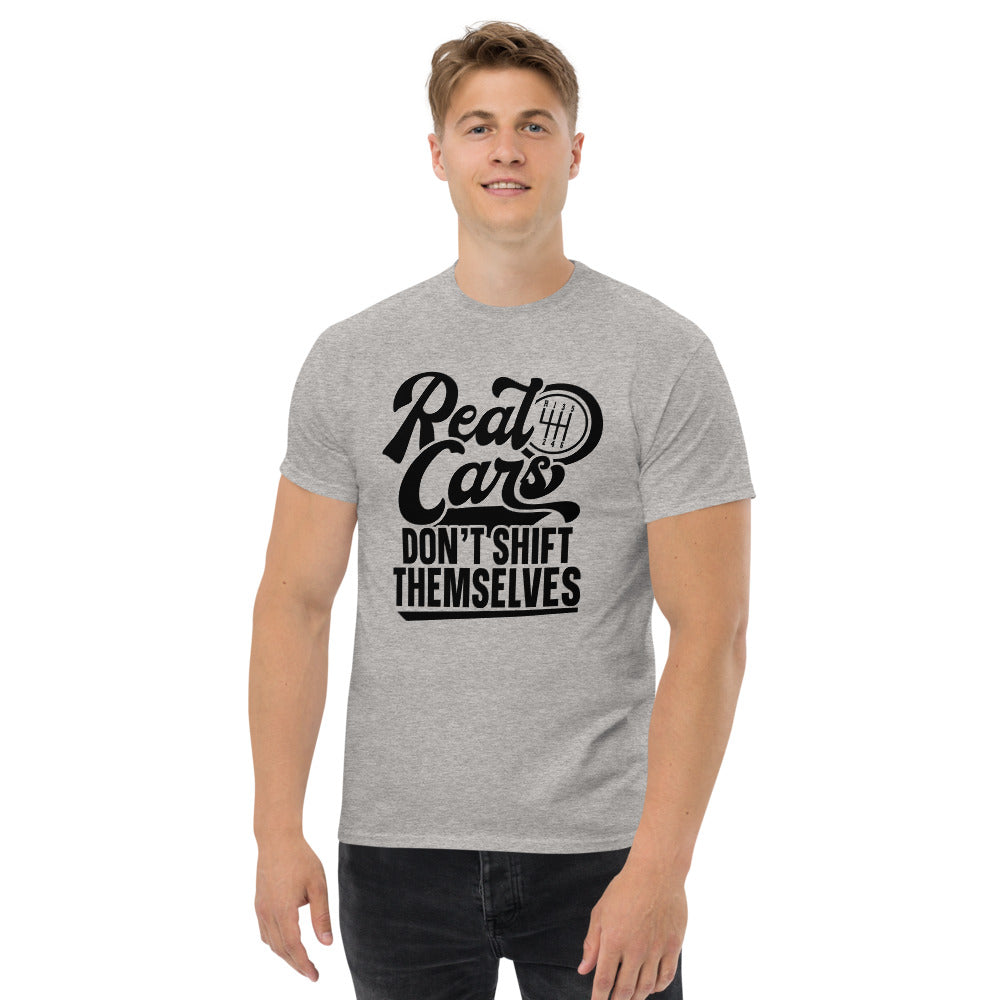 Men's Race Car T Shirt tee - Real Cars-D-n-R Design