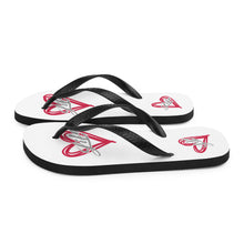 Load image into Gallery viewer, Cute custom Flip-Flops - Love Life-D-n-R Design
