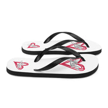 Load image into Gallery viewer, Cute custom Flip-Flops - Love Life-D-n-R Design
