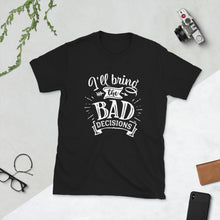 Load image into Gallery viewer, Unique Short-Sleeve Unisex T-Shirt - Bad W-D-n-R Design
