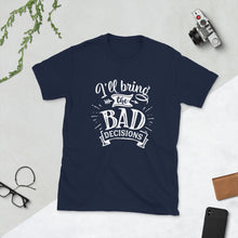 Load image into Gallery viewer, Unique Short-Sleeve Unisex T-Shirt - Bad W-D-n-R Design
