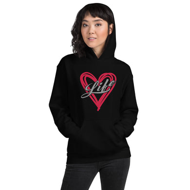 Unisex Hoodie - Love Life-D-n-R Design