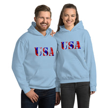 Load image into Gallery viewer, Patriotic USA Unisex Hoodie-D-n-R Design
