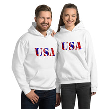 Load image into Gallery viewer, Patriotic USA Unisex Hoodie-D-n-R Design
