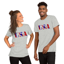 Load image into Gallery viewer, Patriotic USA Short-sleeve unisex t-shirt-D-n-R Design
