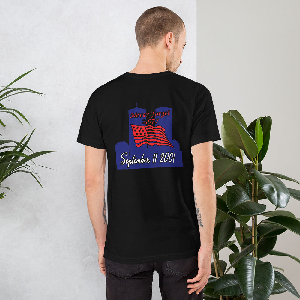 Short-Sleeve Unisex T-Shirt - 911 Never Forget-D-n-R Design