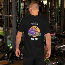 Load image into Gallery viewer, Ride or Die Biker Short-sleeve t-shirt-D-n-R Design
