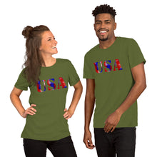 Load image into Gallery viewer, Patriotic USA Short-sleeve unisex t-shirt-D-n-R Design
