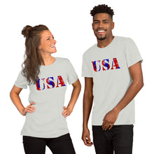 Load image into Gallery viewer, Patriotic USA Short-sleeve unisex t-shirt-D-n-R Design
