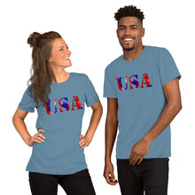 Load image into Gallery viewer, Patriotic USA Short-sleeve unisex t-shirt-D-n-R Design
