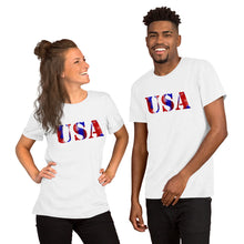 Load image into Gallery viewer, Patriotic USA Short-sleeve unisex t-shirt-D-n-R Design
