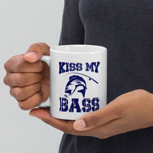 Load image into Gallery viewer, Kiss My Bass White glossy mug-D-n-R Design
