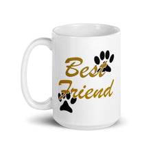 Load image into Gallery viewer, White glossy Dog mug - Best Friend-D-n-R Design
