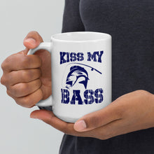 Load image into Gallery viewer, Kiss My Bass White glossy mug-D-n-R Design
